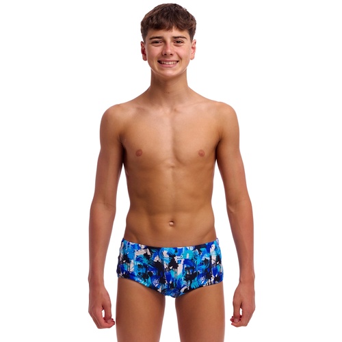 Funky Trunks Boys You Messer Sidewinder Trunks Swimwear, Boys Swimwear [Size: 8]