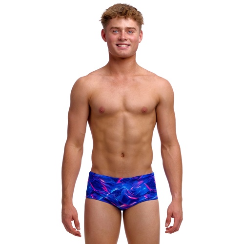 Funky Trunks Boys Rising Tide Sidewinder Trunks Swimwear, Boys Swimwear [Size: 8]