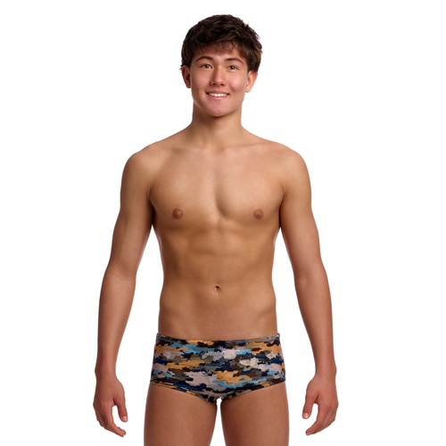 Funky Trunks Boys Bilko Baby Sidewinder Trunks Swimwear, Boys Swimwear [Size: 8]