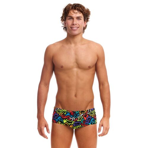 Funky Trunks Men's Funk Me ECO Sidewinder Trunk Swimwear, Men's Swimsuit [Size: 32]