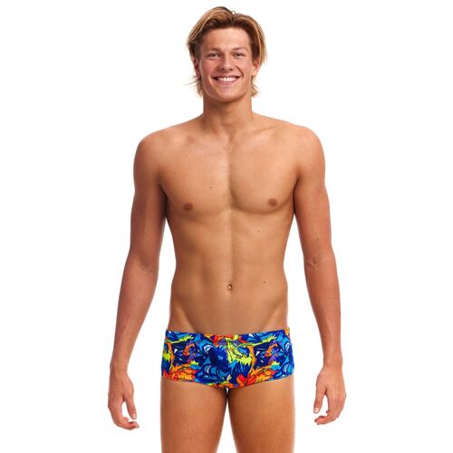 Funky Trunks Men's Mixed Mess ECO Sidewinder Trunk Swimwear, Men's Swimsuit [Size: 30]