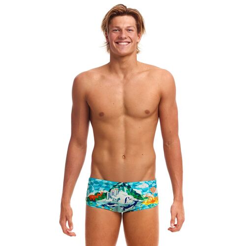 Funky Trunks Men's Wildermess ECO Sidewinder Trunk Swimwear, Men's Swimsuit [Size: 30]