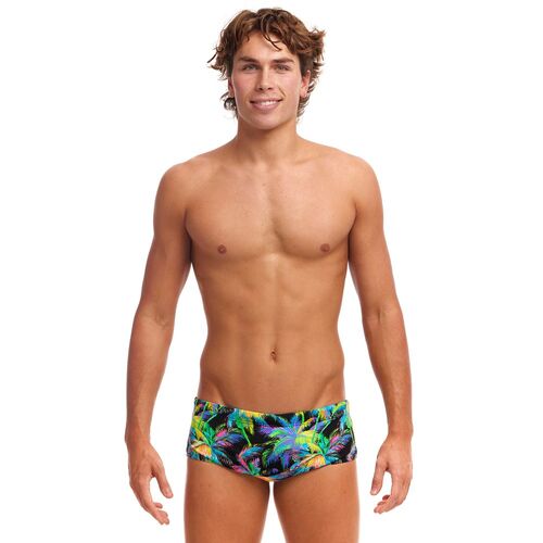 Funky Trunks Men's Paradise Please ECO Sidewinder Trunk Swimwear, Men's Swimsuit [Size: 30]