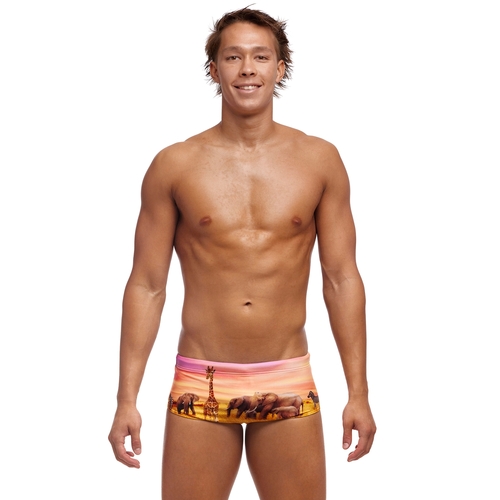 Funky Trunks Men's Circle of Life ECO Sidewinder Trunk Swimwear, Men's Swimsuit [Size: 34]