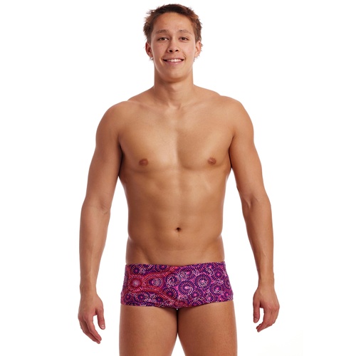 Funky Trunks Men's Walk Together ECO Sidewinder Trunk Swimwear, Men's Swimsuit [Size: 34]