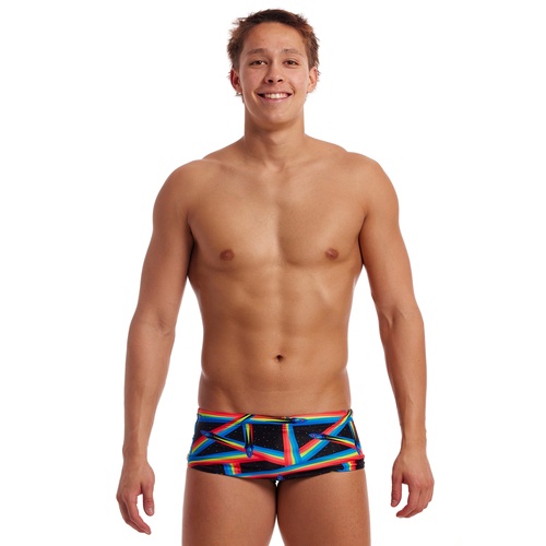 Funky Trunks Men's Pocket Rocket ECO Sidewinder Trunk Swimwear, Men's Swimsuit [Size: 32]