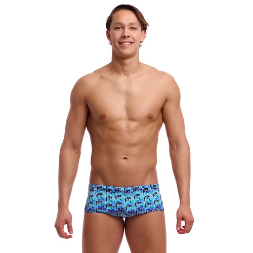 Funky Trunks Men's Jack Stack ECO Sidewinder Trunk Swimwear, Men's Swimsuit [Size: 32]