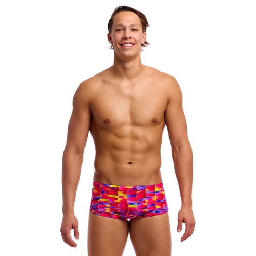 Funky Trunks Men's Wriggle Walls ECO Sidewinder Trunk Swimwear, Men's Swimsuit [Size: 30]