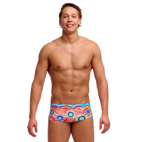 Funky Trunks Men's Kulin Colour ECO Sidewinder Trunk Swimwear, Men's Swimsuit [Size: S]