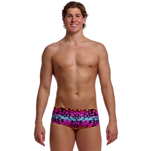 Funky Trunks Men's Wild Animal ECO Sidewinder Trunk Swimwear, Men's Swimsuit [Size: 30]