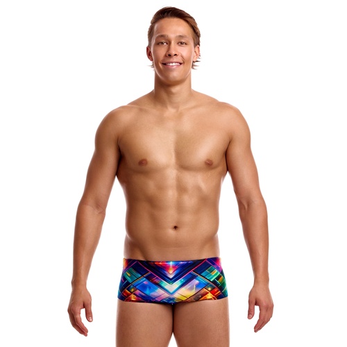 Funky Trunks Men's Firefly Sparkle ECO Sidewinder Trunk Swimwear, Men's Swimsuit [Size: 32]