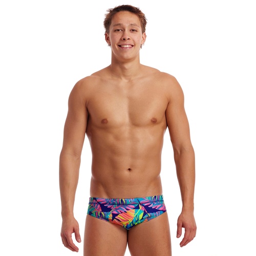 Funky Trunks Men's Leaving Today Seamed Brief Swimwear, Men's Swimsuit [Size: 34]