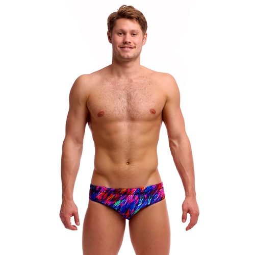 Funky Trunks Men's Big Bang  Seamed Brief Swimwear, Men's Swimsuit [Size: 32]