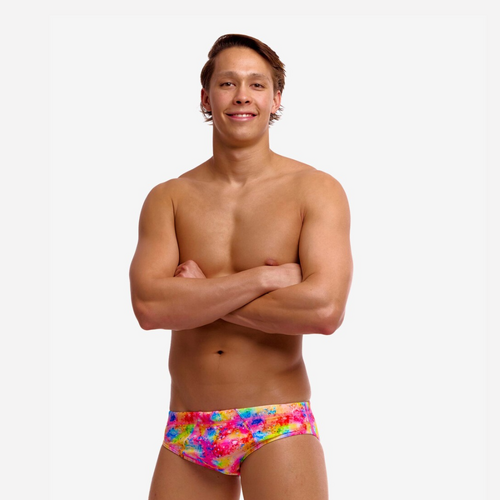 Funky Trunks Men's Dry Me Seamed Brief Swimwear, Men's Swimsuit [Size: 32]