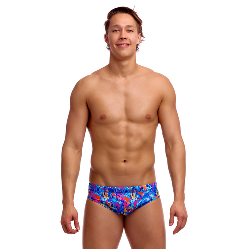Funky Trunks Men's Dragons Den Seamed Brief Swimwear, Men's Swimsuit [Size: 32]