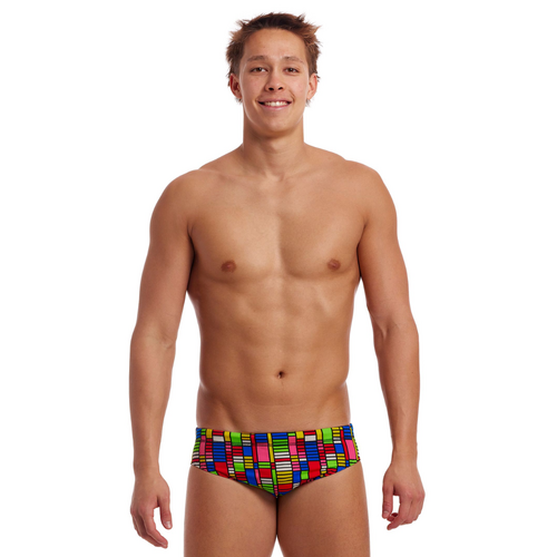 Funky Trunks Men's The Climb ECO Classic Brief Swimwear, Men's Swimsuit [Size: 32]