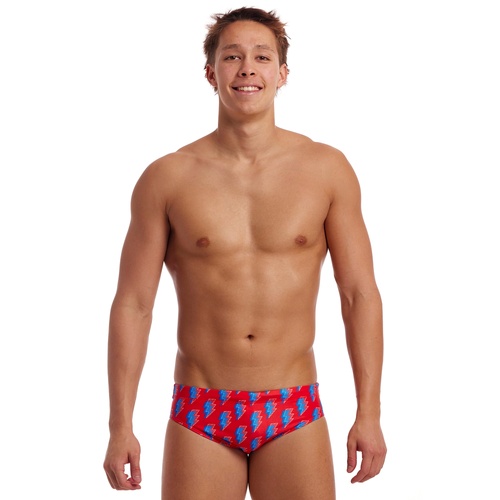 Funky Trunks Men's Hot Volt ECO Classic Brief Swimwear, Men's Swimsuit [Size: 30]