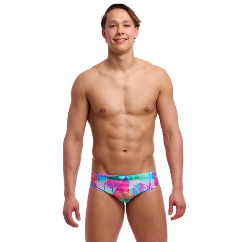 Funky Trunks Men's Snap That ECO Classic Brief Swimwear, Men's Swimsuit [Size: 30]