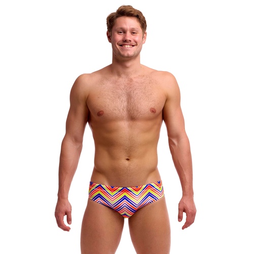 Funky Trunks Men Down Up ECO Classic Brief Swimwear, Men's Swimsuit [Size: 30]