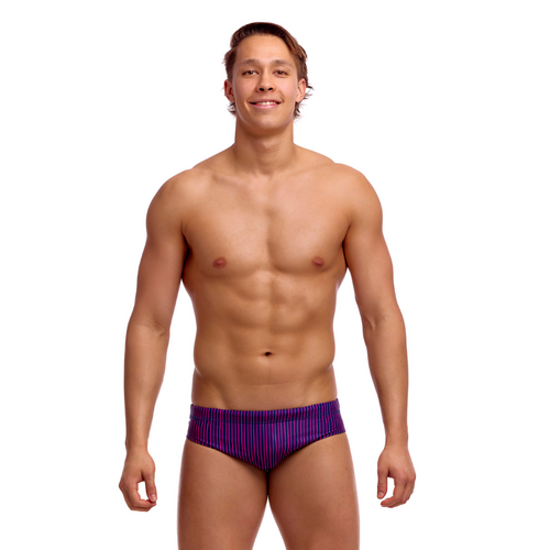 Funky Trunks Men's Peach Tea ECO Classic Brief Swimwear, Men's Swimsuit [Size: 30]