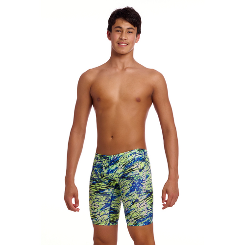 Funky Trunks Boys Scaled Back Fast Training Jammers, Swimming Jammer [Size: 6]