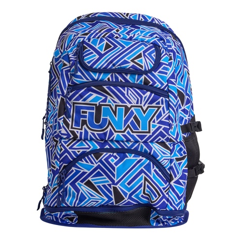 Funky Blue Bits Elite Squad Backpack, Swimming Bag, Rucksack