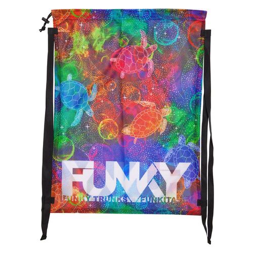 Funky Ocean Galaxy Mesh Swim Bag, Mesh Swimming Bag, Training Swimming Bag