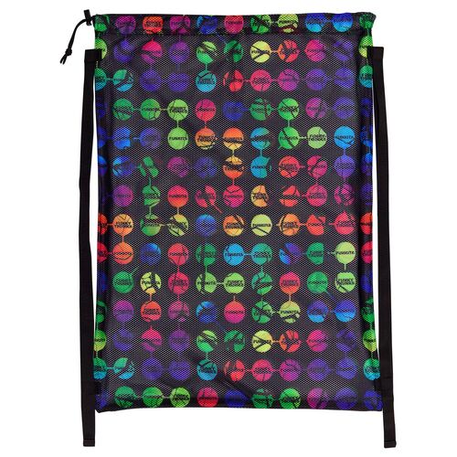Funky Broken Circle Mesh Swim Bag, Mesh Swimming Bag, Training Swimming Bag