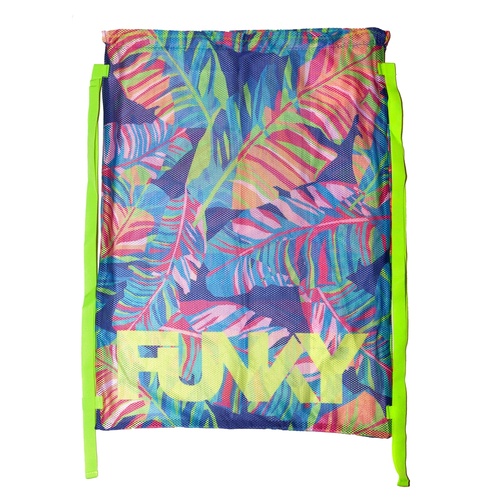 Funky Leaving Today Mesh Swim Bag, Mesh Swimming Bag, Training Swimming Bag