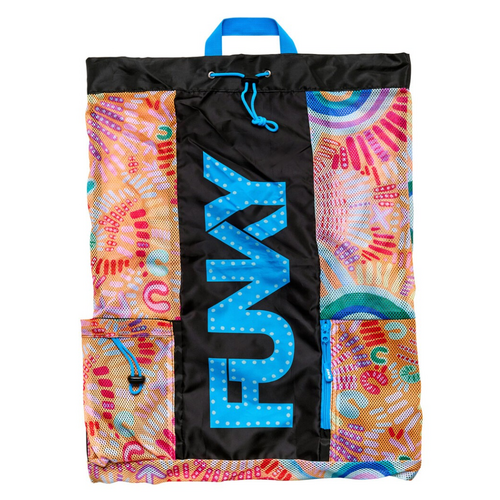 Funky Kulin Gear Up Mesh Backpack, Mesh Swimming Bag, Training Swim Bag