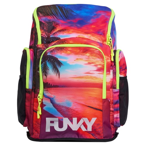 Funky Touch Of Paradise Space Case Squad Backpack, Swimming Bag, Rucksack