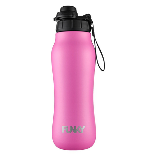 Funky Clean Stream Water Bottle - Still Pink