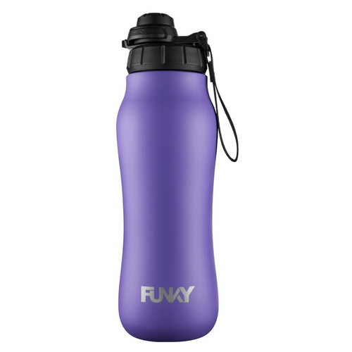 Funky Clean Stream Water Bottle - Still Purple