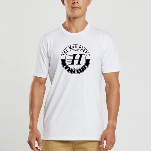 The Mad Hueys Flying H SS Men's T Shirt - White [Size: Medium]