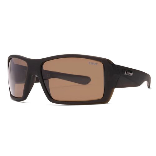 Liive Vision Sunglasses - The Edge Polarized Matt Beer - Live Sunglasses