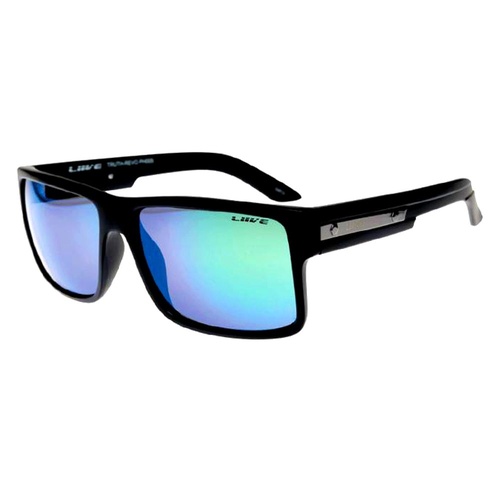 Liive Vision Sunglasses - Truth Mirror Matt Black - Live Sunglasses