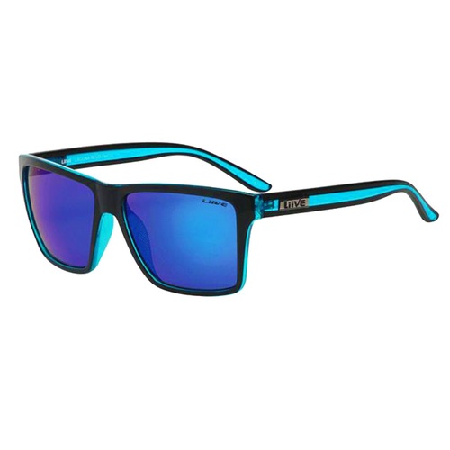 Liive Vision Sunglasses - Laguna Mirror Black Xtal Neon - Live Sunglasses