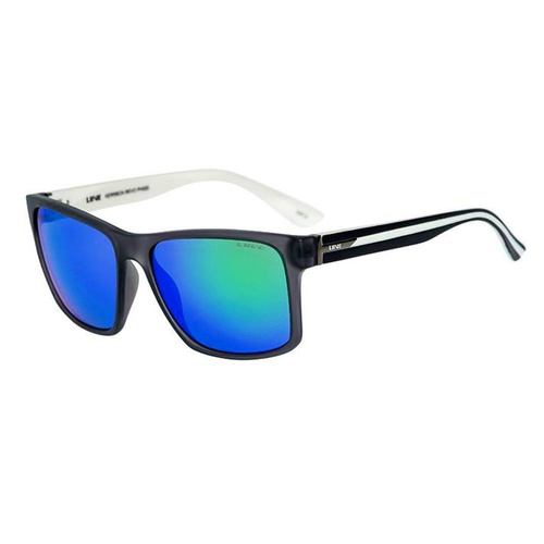 Liive Vision Sunglasses - Kerrbox Mirror Matt Xtal Black / White - Live Sunglasses