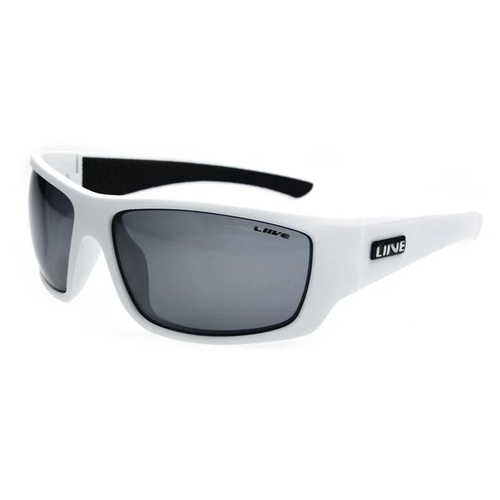 Liive Vision Sunglasses - Kuta Polarized - Matt White - Live Sunglasses