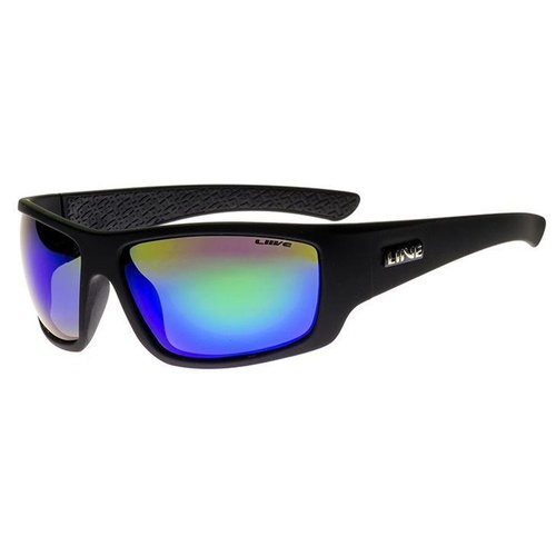 Liive Vision Sunglasses - Kuta Mirror Polarized - Matt Black - Live Sunglasses