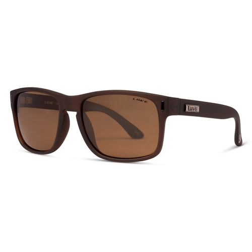 Liive Vision Sunglasses - The Lewy Polarized Xtal Beer  - Live Sunglasses