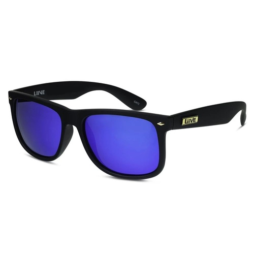 Liive Vision Sunglasses - EL Capitan Mirror Polarized - Matt Black -  Live Sunglasses