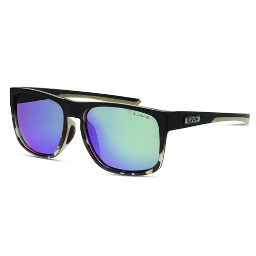 Liive Vision Sunglasses - Gauge Mirror Polarized - Choc Fade - Live Sunglasses