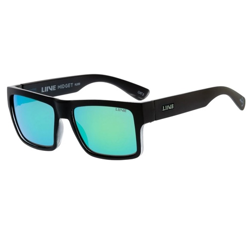 Liive Vision Sunglasses - Midget Float Polar Mirror Matt Black - Live Sunglasses