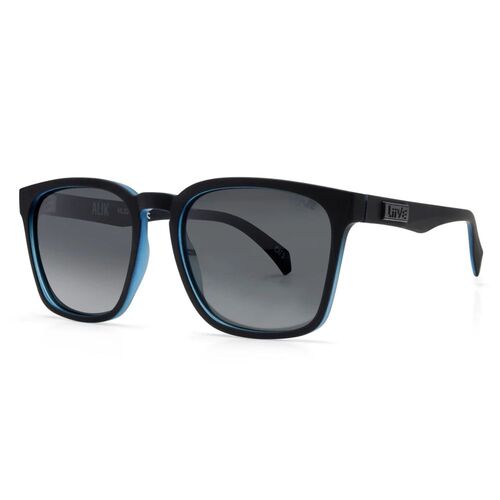 Liive Vision Sunglasses - Alik Polarized Matt Black Blue - Live Sunglasses