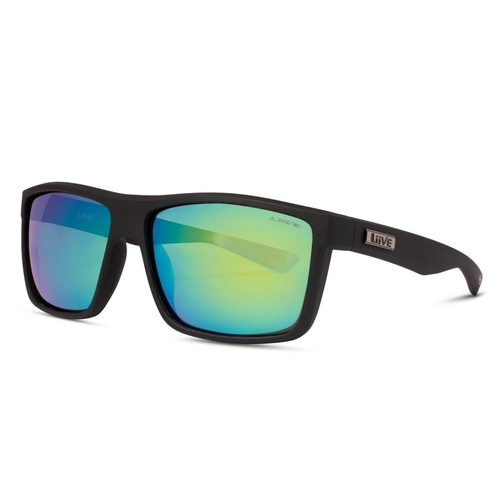 Liive Vision Sunglasses - Tuban Mirror Polarized Matt Black - Live Sunglasses