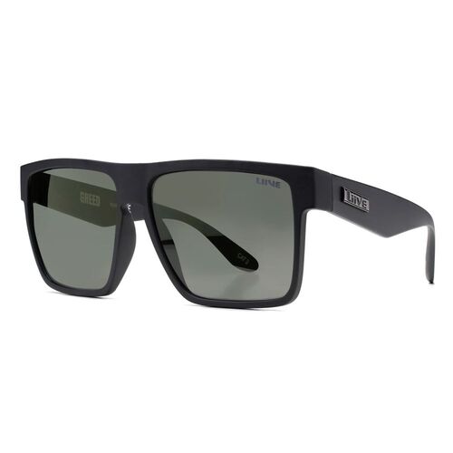 Liive Vision Greed Sunglasses - Polarized Matt Black - Live Sunglasses