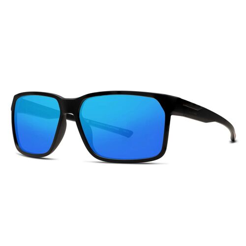 Liive Vision Sunglasses - Tazer Polarized Mirror - Matt Black - Live Sunglasses