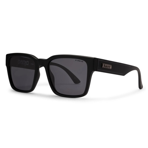 Liive Vision Sunglasses - Danjo Matt Black Polarised - Live Sunglasses