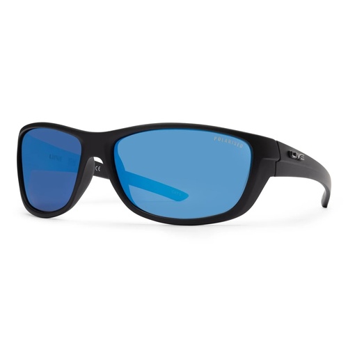 Liive Vision Sunglasses - WHITING Blue Mirror Matt Black - Live Sunglasses